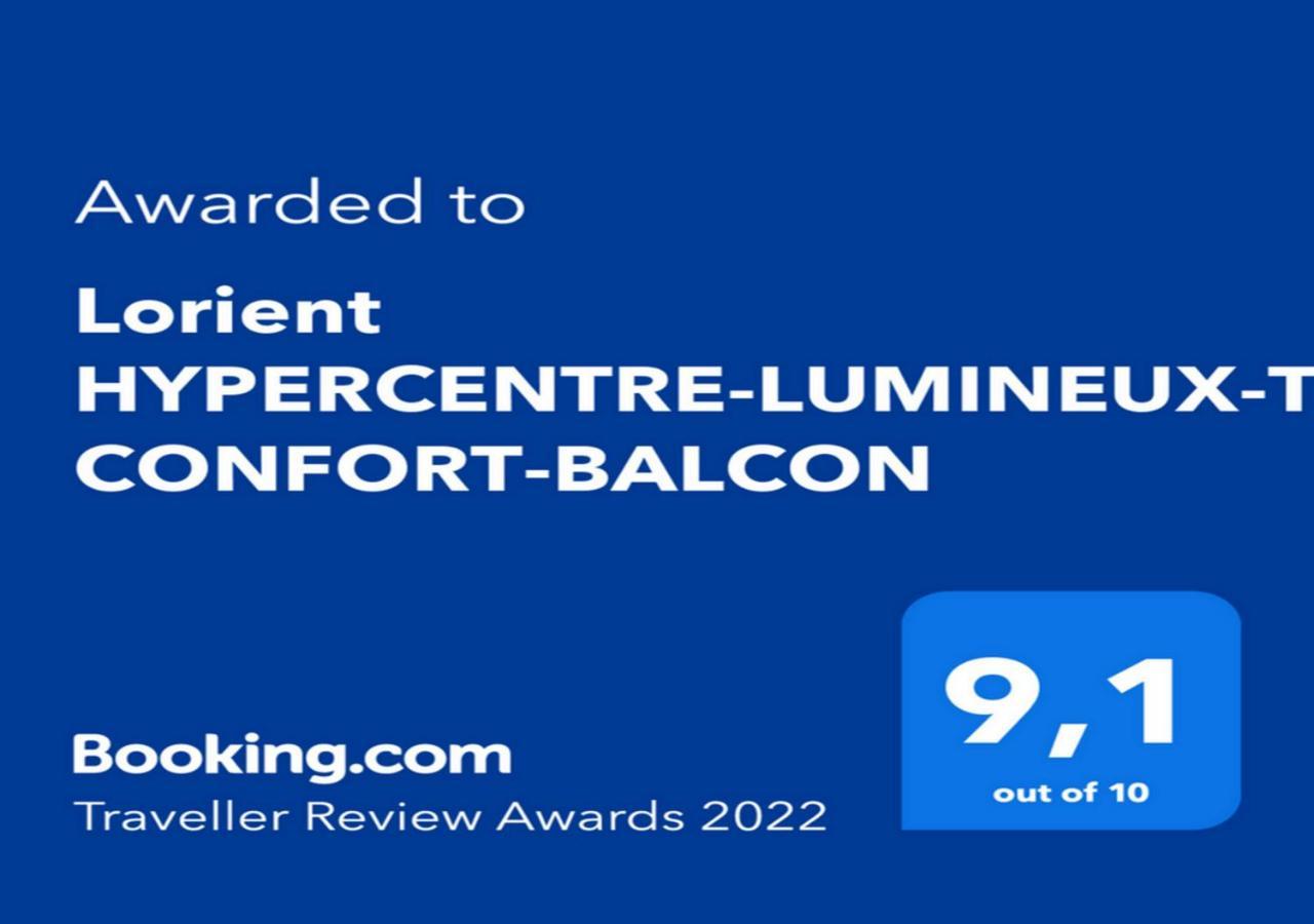 Lorient Hypercentre-Lumineux-Tout Confort-Balcon Luaran gambar